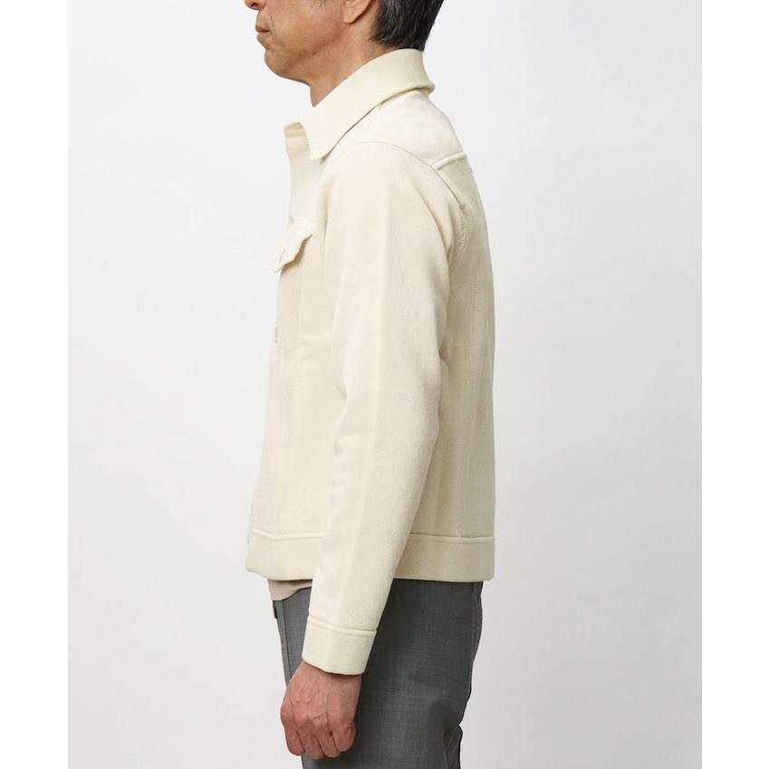 ラルディーニ / LARDINI / ニット Gジャン / 細身型 / コットン / 返品・交換可能の画像