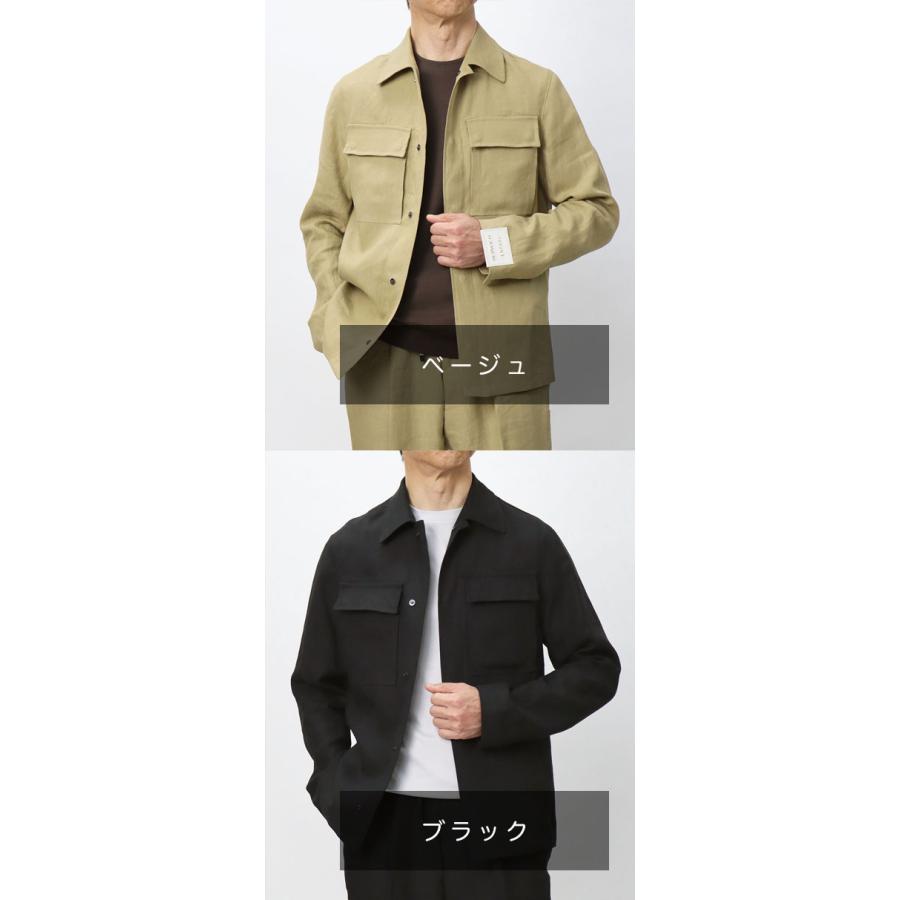 ベルウィッチ / BERWICH / ジェイワーカーマン / JWORKERMAN / セットアップ対応 / シャツジャケット / リネン / 返品・交換可能の画像