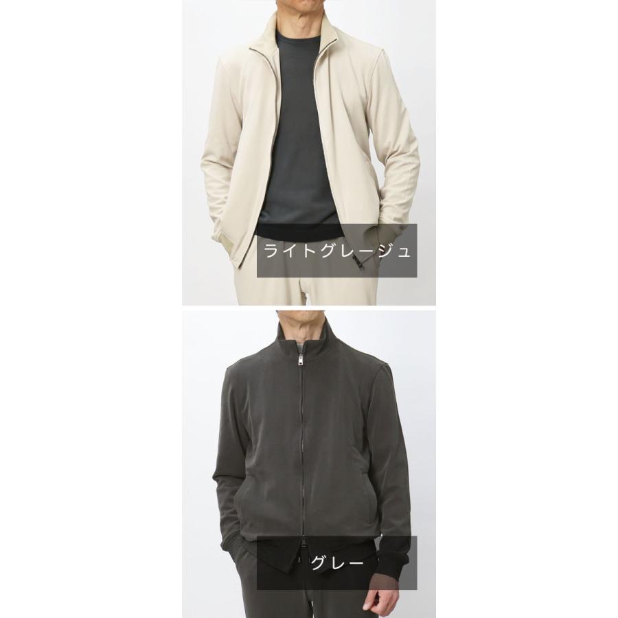 ジャブスアルキヴィオ / giabsarchivio / プッチーノ / PUCCINO / スタンドカラー / ダブル ZIP ブルゾン / モダール ジャージー / 返品・交換可能の画像