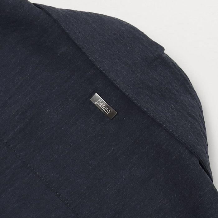 ヘルノ / HERNO / シャツ型 アウター / 超軽量 ストレッチ コットン シアサッカー / 返品・交換可能の画像