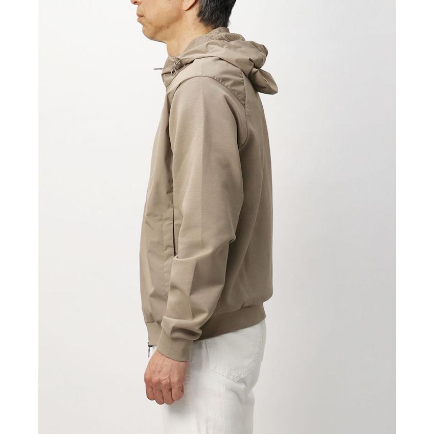 ヘルノ / HERNO / FUNCTIONAL WARDROBE / ジャージーパーカーブルゾン / 中綿入り / ハイブリッド / 異素材切り替え / 返品・交換可能の画像