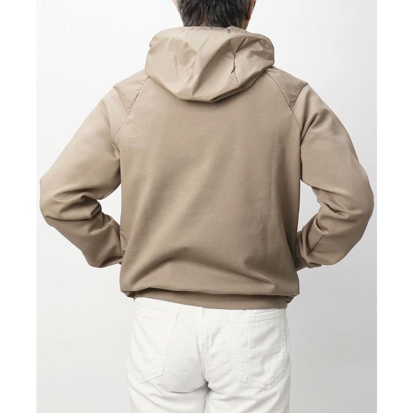 ヘルノ / HERNO / FUNCTIONAL WARDROBE / ジャージーパーカーブルゾン / 中綿入り / ハイブリッド / 異素材切り替え / 返品・交換可能の画像