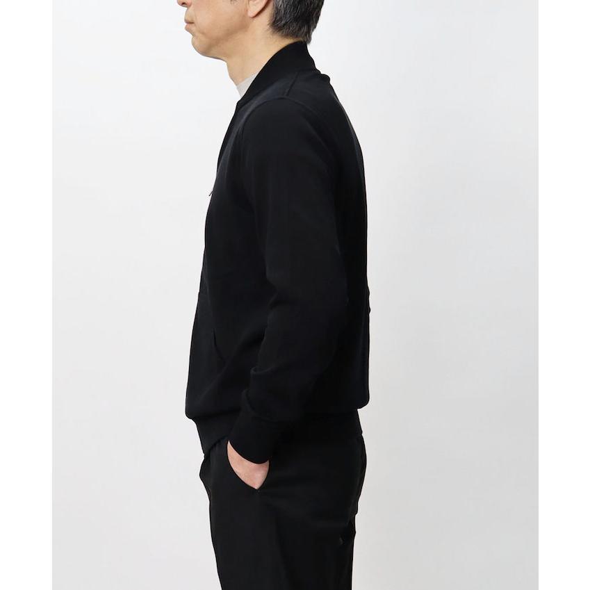 フィリッポ デ ローレンティス / FILIPPO DE LAURENTIIS / ZIP UP MA-1型ブルゾン / クレープコットンニット / 返品・交換可能の画像