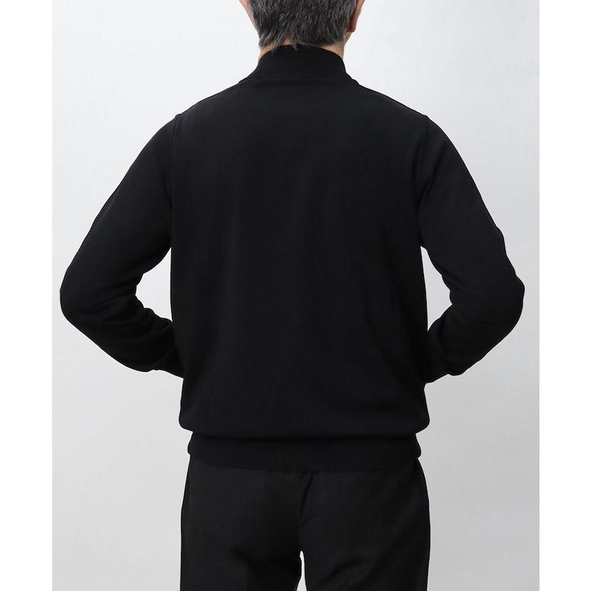 フィリッポ デ ローレンティス / FILIPPO DE LAURENTIIS / ZIP UP MA-1型ブルゾン / クレープコットンニット / 返品・交換可能の画像