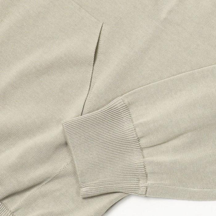フィリッポ デ ローレンティス / FILIPPO DE LAURENTIIS / ZIP UP MA-1型ブルゾン / クレープコットンニット / 返品・交換可能の画像