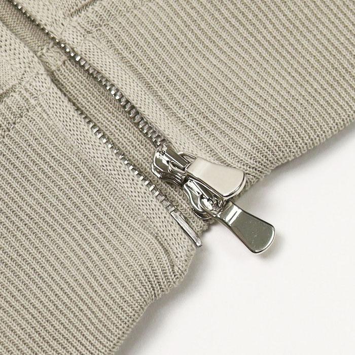 フィリッポ デ ローレンティス / FILIPPO DE LAURENTIIS / ZIP UP MA-1型ブルゾン / クレープコットンニット / 返品・交換可能の画像