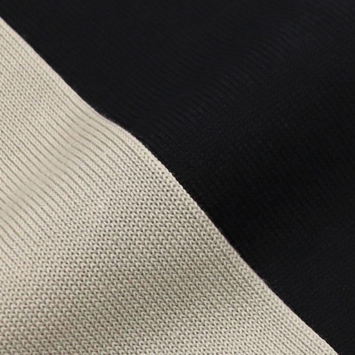 フィリッポ デ ローレンティス / FILIPPO DE LAURENTIIS / ZIP UP MA-1型ブルゾン / クレープコットンニット / 返品・交換可能の画像