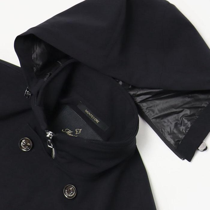 定価15万 Montecore モンテコーレ ダブルブレスト コートメンズ XS モンテコーレ / Montecore / スタンドカラーダブルブレストアウター