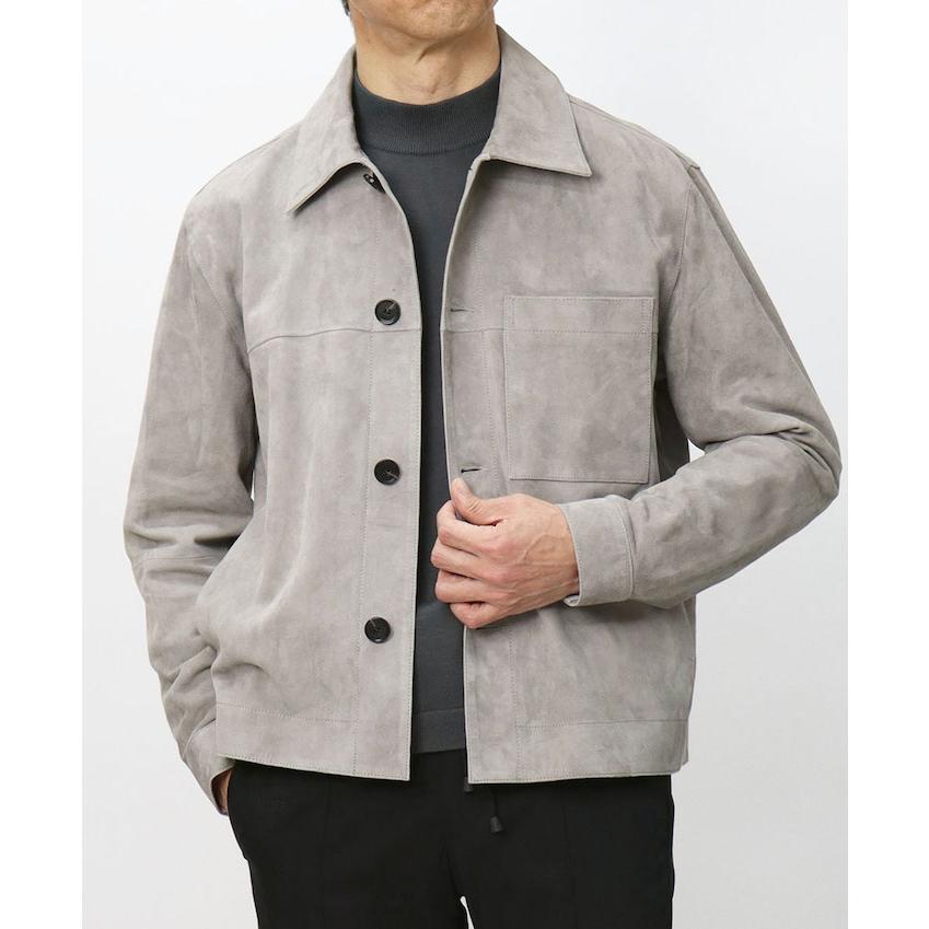 アルマ / ARMA PEAK レザーシャツアウター ゴートスエード 返品・交換