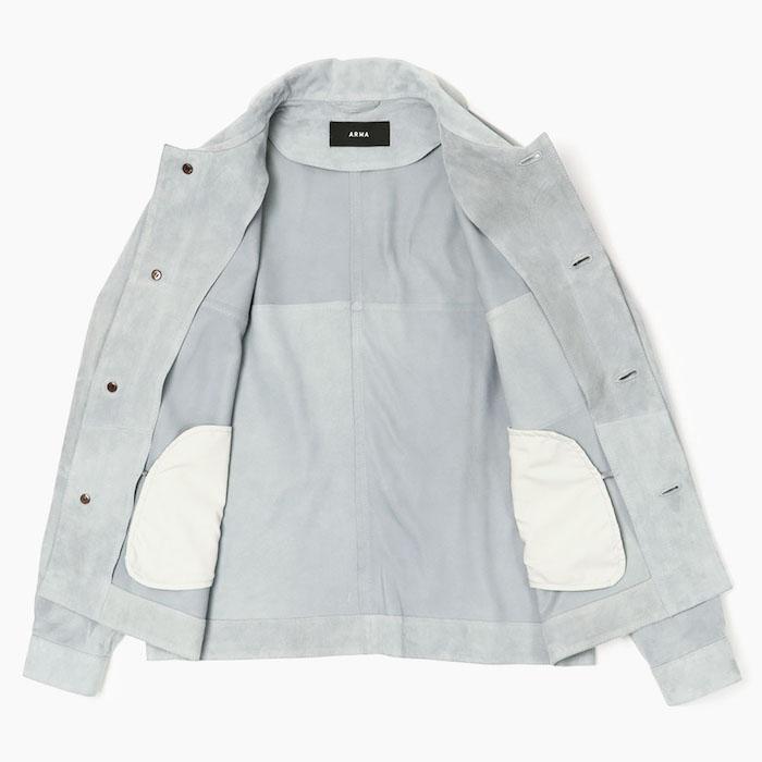 アルマ / ARMA PEAK レザーシャツアウター ゴートスエード 返品・交換