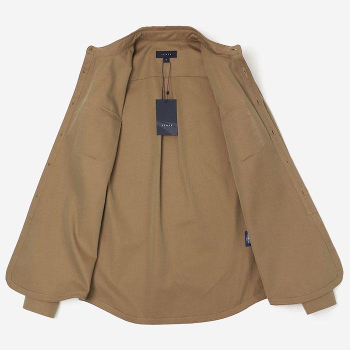 シーズ / SEASE / CAMICIA GENERALE / コットン ソラーロ生地 / シャツアウター / 返品・交換可能の画像