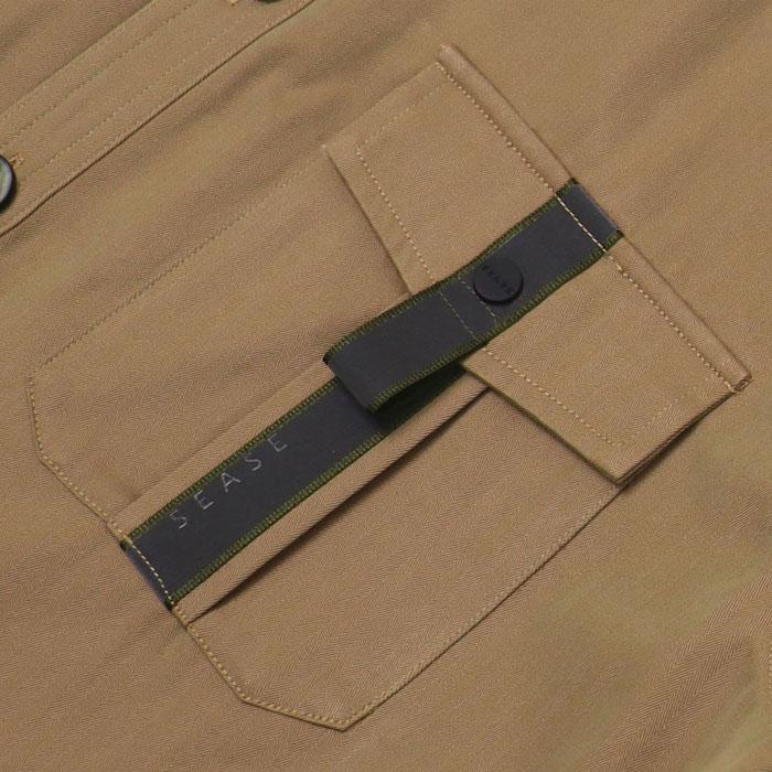 シーズ / SEASE / CAMICIA GENERALE / コットン ソラーロ生地 / シャツアウター / 返品・交換可能の画像