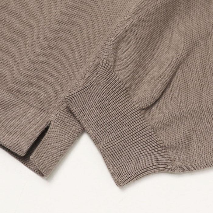グランサッソ / GRANSASSO / モックネック ニット / 長袖 / 12G ソフト コットン / 返品・交換可能の画像