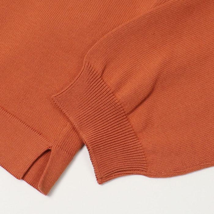 グランサッソ / GRANSASSO / ロングスリーブ Tシャツ / 長袖 クルーネック ニット / 12G ソフト コットン / 返品・交換可能の画像