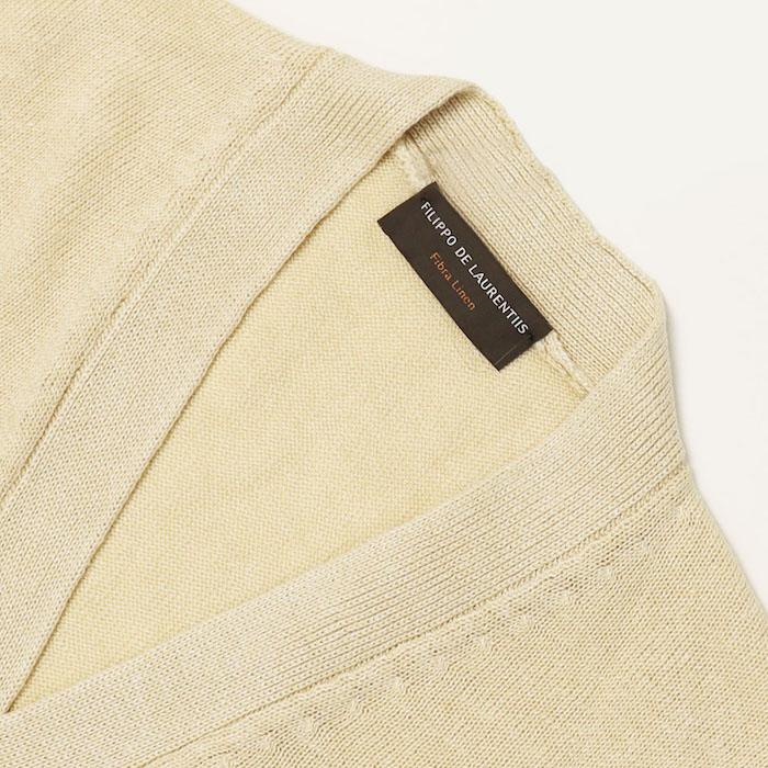 フィリッポ デ ローレンティス / FILIPPO DE LAURENTIIS / カーディガン / リネン / 返品・交換可能の画像