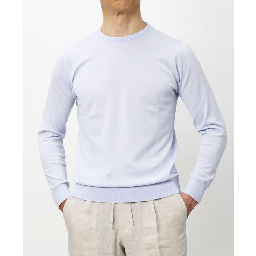 ジョンスメドレー / JOHN SMEDLEY / DAVID / クルーネック ニット / 30G シーアイランドコットン / MODERN FIT / 返品・交換可能の画像