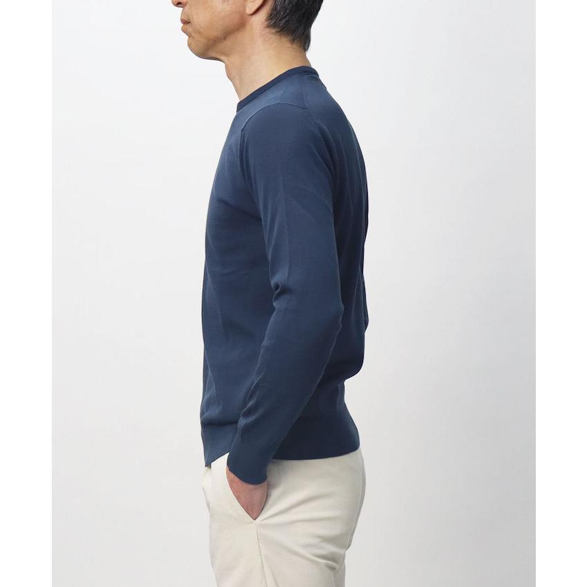 ジョンスメドレー / JOHN SMEDLEY / DAVID / クルーネック ニット / 30G シーアイランドコットン / MODERN FIT / 返品・交換可能の画像