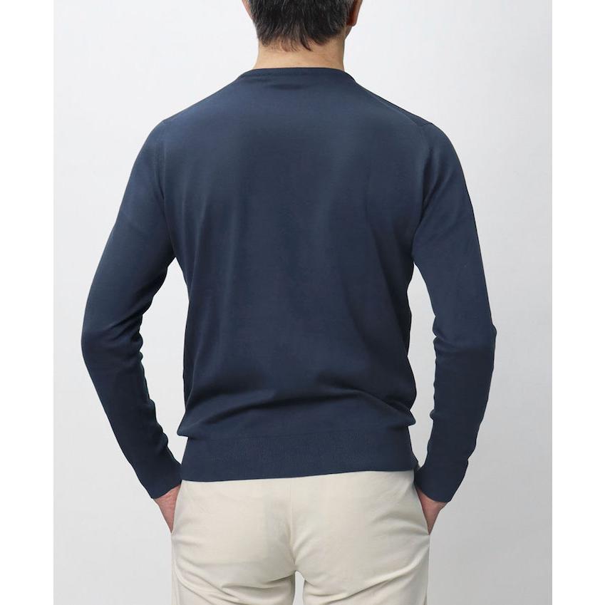 ジョンスメドレー / JOHN SMEDLEY / DAVID / クルーネック ニット / 30G シーアイランドコットン / MODERN FIT / 返品・交換可能の画像