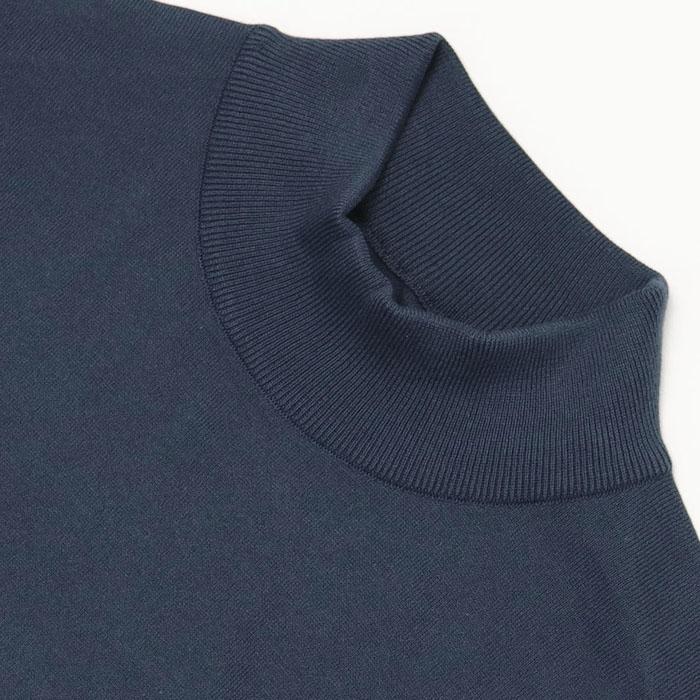 ジョンスメドレー / JOHN SMEDLEY / ARBER / モックネック ニット / 30G シーアイランド コットン 半袖 / MODERN FIT / 返品・交換可能の画像