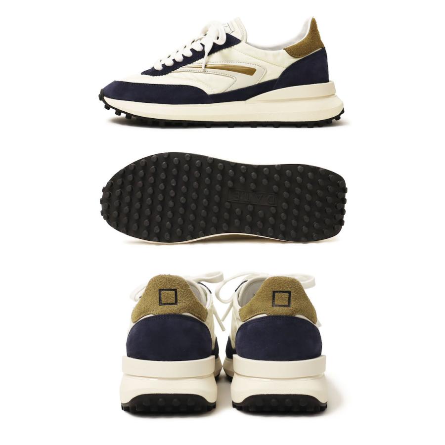 デイト / D.A.T.E. / スニーカー / ATHLETA NYLON IVORY-BLUE / 返品・交換可能の画像