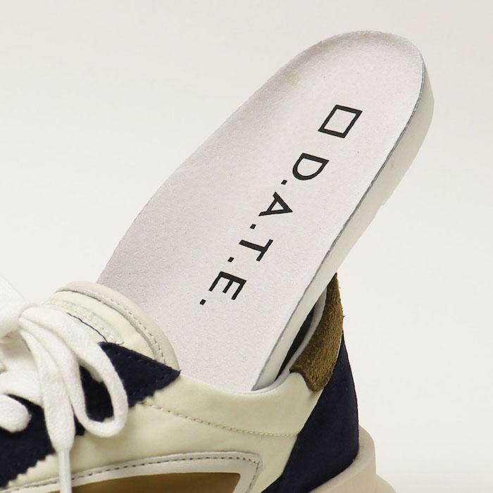 デイト / D.A.T.E. / スニーカー / ATHLETA NYLON IVORY-BLUE / 返品・交換可能の画像