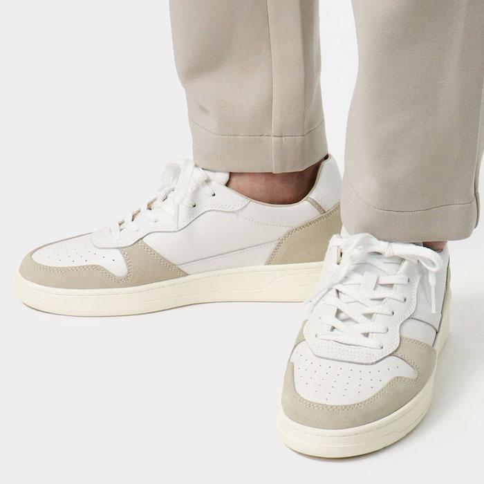デイト / D.A.T.E. / スニーカー / COURT2.0 BASIC WHITE-BEIGE / 返品・交換可能の画像
