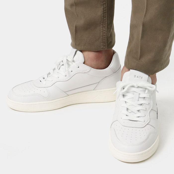 デイト / D.A.T.E. / スニーカー / COURT2.0 BASIC WHITE / 返品・交換可能の画像