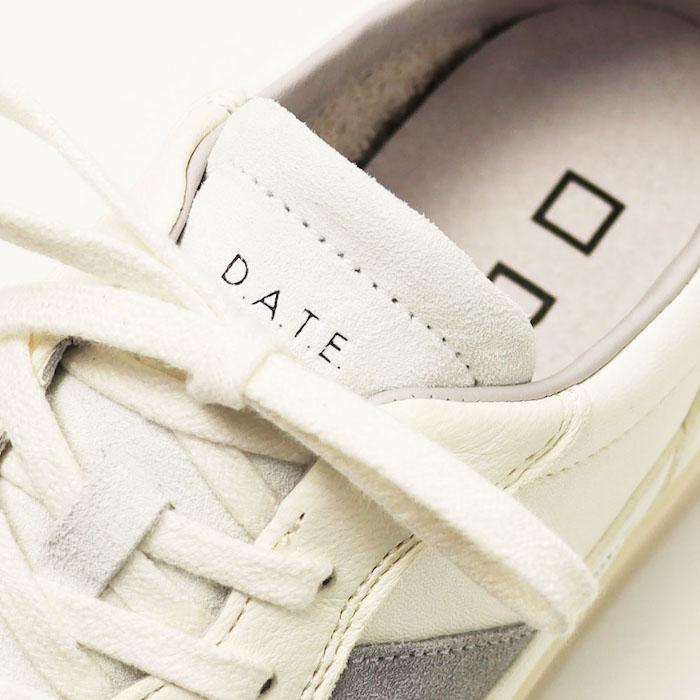 デイト / D.A.T.E. / スニーカー / COURT2.0 VNTAGE CALF WHITE-GREY / 返品・交換可能の画像
