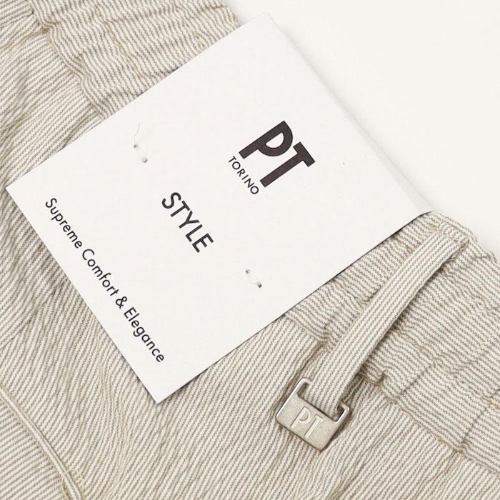 PT TORINO / ピーティー トリノ / ショートパンツ / SHORT 1P JOGGER / ワンプリーツ / ウエストゴム / シアサッカー / コットンストレッチ / 返品・交換可能の画像