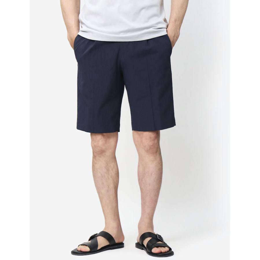 PT TORINO / ピーティー トリノ / ショートパンツ / SHORT 1P JOGGER / ワンプリーツ / ウエストゴム / シアサッカー / コットンストレッチ / 返品・交換可能の画像