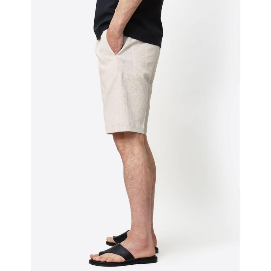 PT TORINO / ピーティー トリノ / ショートパンツ / SHORT 1P JOGGER / ワンプリーツ / ウエストゴム / シアサッカー / コットンストレッチ / 返品・交換可能の画像