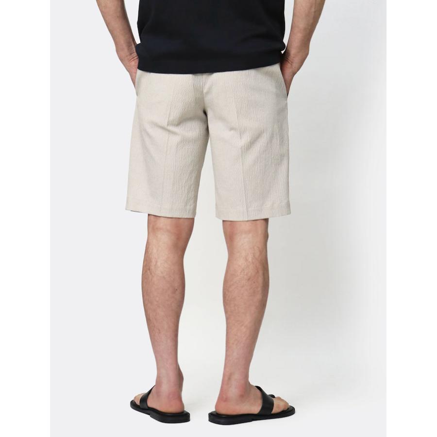 PT TORINO / ピーティー トリノ / ショートパンツ / SHORT 1P JOGGER / ワンプリーツ / ウエストゴム / シアサッカー / コットンストレッチ / 返品・交換可能の画像