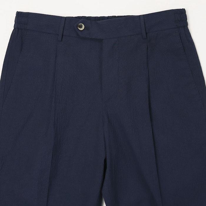PT TORINO / ピーティー トリノ / ショートパンツ / SHORT 1P JOGGER / ワンプリーツ / ウエストゴム / シアサッカー / コットンストレッチ / 返品・交換可能の画像