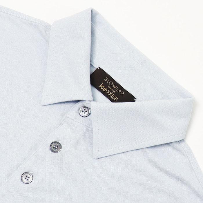 ザノーネ　アイスコットン　ホワイト ポロシャツ 46 アイスコットン 半袖ポロシャツ【icecotton】｜ZANONE（ザノーネ