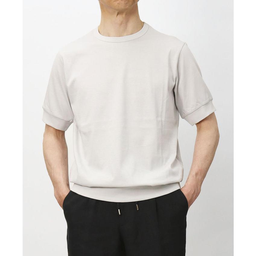 【タグ付き新品】ANTICIPO アンティーチポ　ホワイト Tシャツ サイズ44 アンティーチポ / ANTICIPO クルーネック Tシャツ コットン スムース