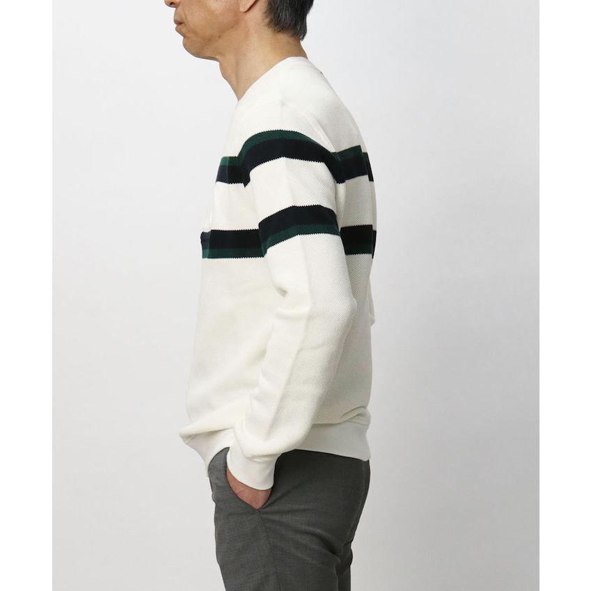 HERNO ヘルノ クルーネック コットン ワッフル ニット Tシャツ HERNO（ヘルノ） ヘルノ / HERNO / クルーネックトレーナー / コットン