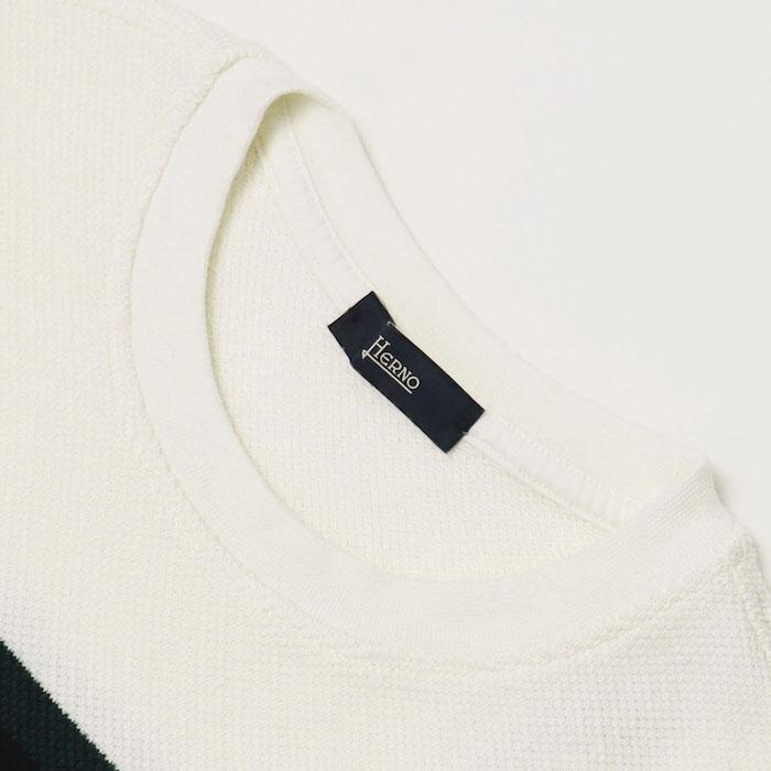 HERNO ヘルノ クルーネック コットン ワッフル ニット Tシャツ 楽天市場】HERNO ヘルノ Tシャツ JG000225U 54009 メンズ 半袖