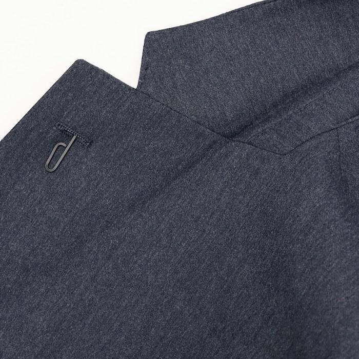 ラルディーニ / LARDINI / EASY WEAR SUIT / 3B段返りワンプリーツ スーツ / ストレッチテクノフランネル / ウエストゴム / 返品・交換不可の画像
