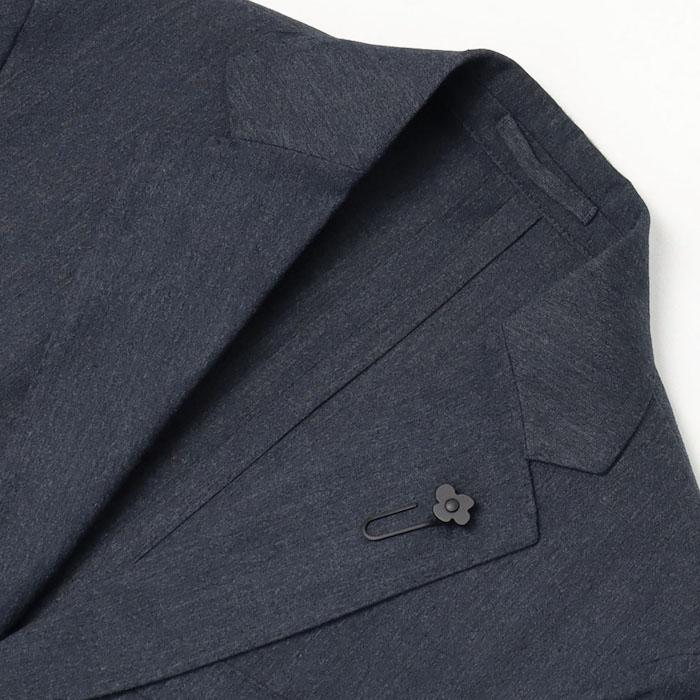 ラルディーニ / LARDINI / EASY WEAR SUIT / 3B段返りワンプリーツ スーツ / ストレッチテクノフランネル / ウエストゴム / 返品・交換不可の画像