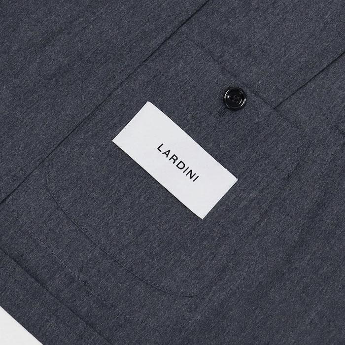 ラルディーニ / LARDINI / EASY WEAR SUIT / 3B段返りワンプリーツ スーツ / ストレッチテクノフランネル / ウエストゴム / 返品・交換不可の画像