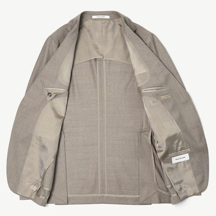 タリアトーレ / TAGLIATORE / ワンプリーツ スーツ / ヴェスヴィオ / VESVIO / SUPER 110's / ウールサージ / 2B シングル / 返品・交換不可の画像