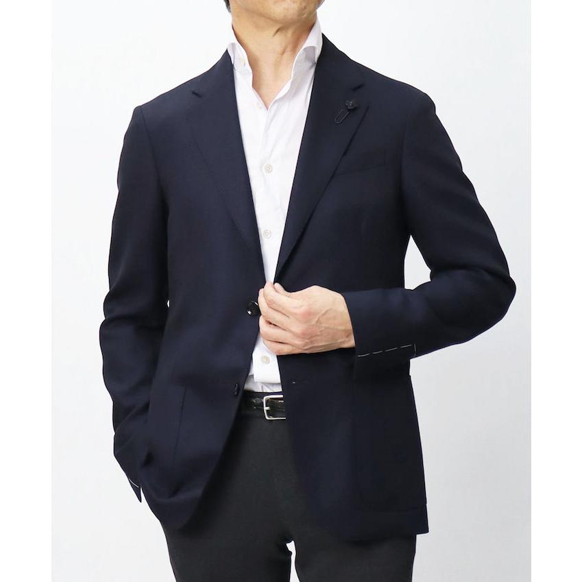 ラルディーニ / LARDINI / ROMA / ローマモデル / シャツ ジャケット仕様 / ウールホップサック / 2釦 2パッチ / 返品・交換不可の画像
