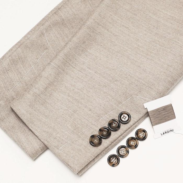 ラルディーニ / LARDINI / ジャケット / ADVANCE / アドヴァンス / Loro Piana ZELANDER / ウールフランネル / 3B 段返り 2パッチ / 返品・交換不可の画像
