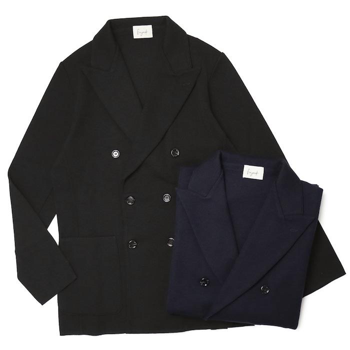 フィンジャック / Finjack ウールニット ダブルブレストジャケット