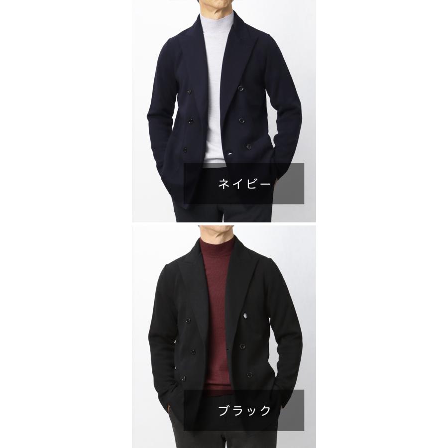フィンジャック / Finjack / ウールニット / ダブルブレストジャケット / ミラノリブ / 返品・交換不可の画像