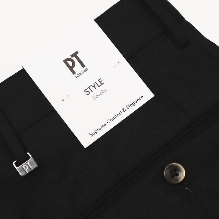 PT TORINO / ピーティー トリノ / トラベル / TRAVEL / SUPER SLIM FIT / ノープリーツ スラックス / セミフラノ ウォッシャブル テクノウール / 返品・交換不可の画像
