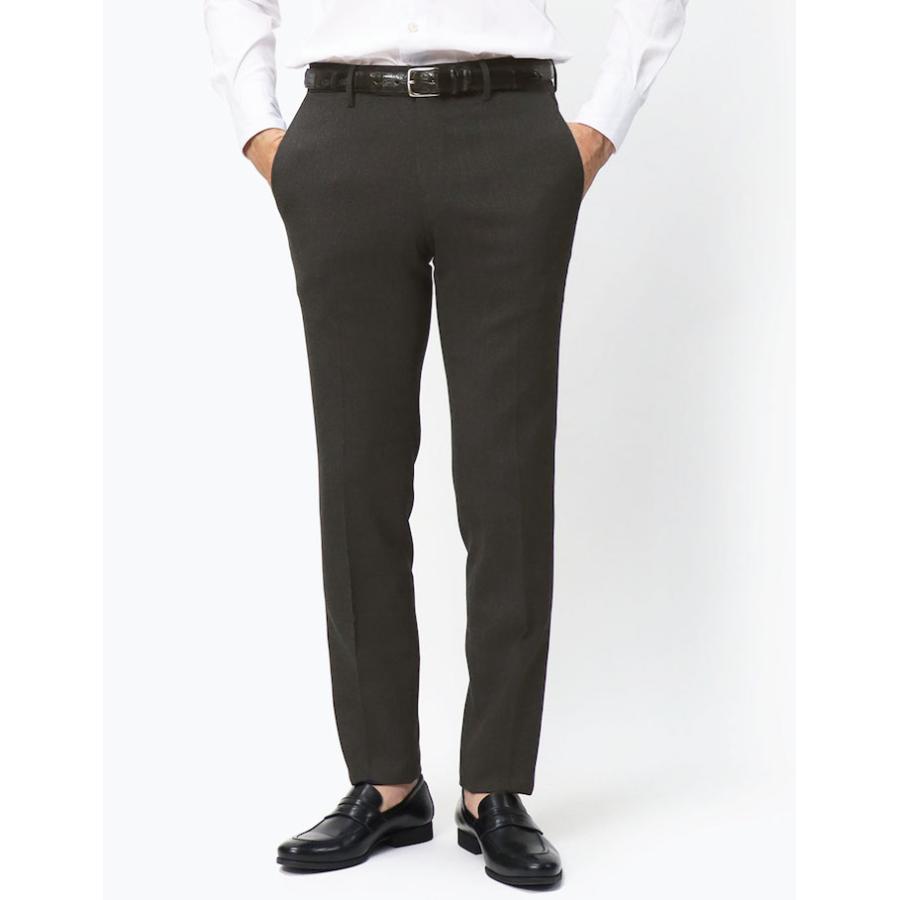 PT TORINO / ピーティー トリノ / トラベル / TRAVEL / SUPER SLIM FIT / ノープリーツ スラックス / セミフラノ ウォッシャブル テクノウール / 返品・交換不可の画像