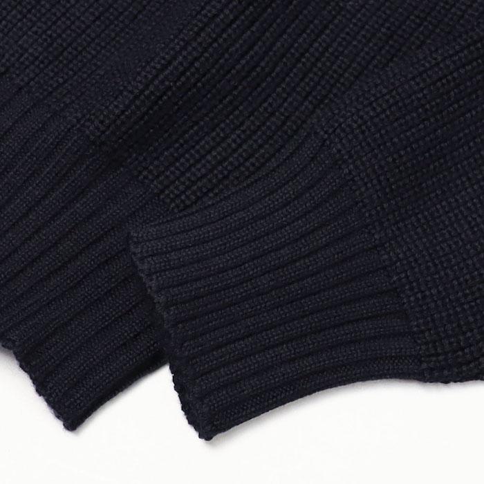 グランサッソ / GRANSASSO / レインウール / RAIN WOOL / WATERPROOF / ダブル ZIP スタンドカラー ニット ブルゾン / 返品・交換不可の画像