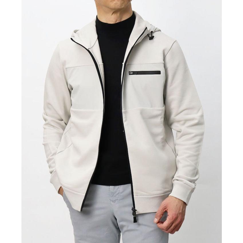 【美品】【国内正規品】ヘルノ HERNO スウェット ブルゾン 異素材 48 HERNO（ヘルノ） ヘルノ / HERNO / ファンクショナルワードローブ