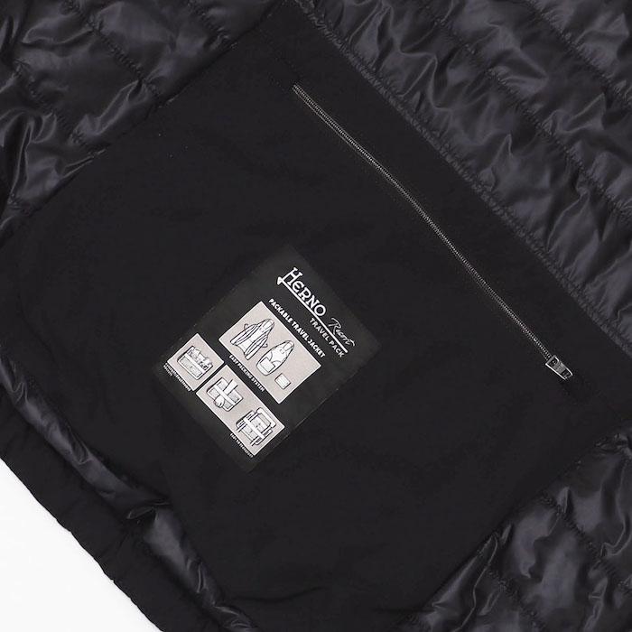ヘルノ / HERNO / リゾート / RESORT / TRAVEL PACK / 超軽量 フーデット中綿ブルゾン / パーカー / ストレッチナイロン / パッカブル / 撥水 / 返品・交換可能の画像